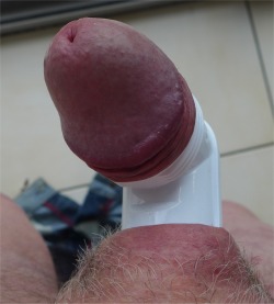 my cock in an elbow pipe