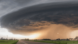 asylum-art:  Ominous Supercell Thunderstorms Animated from a