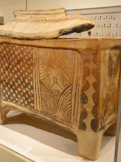 ancientart:  Late Minoan Larnax (chest-shaped coffin), mid-13th