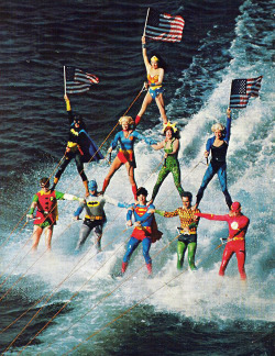 vintagegal:  Sea World Superheroes - a group of professional