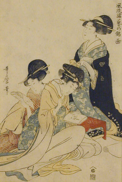 centuriespast:  Kitagawa UtamaroJapanese, 1753 - 1806 A Brocade