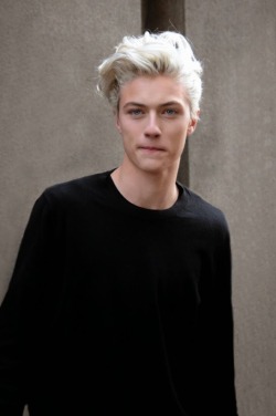 multicolors:  damplaundry:  Lucky Blue Smith at MFW F/W 2015