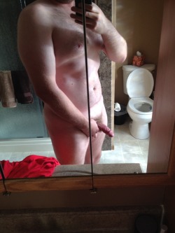 midwestcub:  Thought my dick looked particularly big, so I can’t