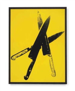 andywarhol-art:   Knives  1982   Andy Warhol   