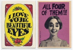  1970s Robert Crumb greeting cards. 
