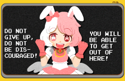 minunyu:  motivational monomi doing her best to cheer up the