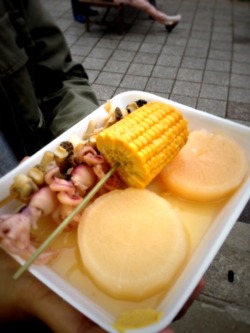 japananated:  Awesome oden at the local hanami