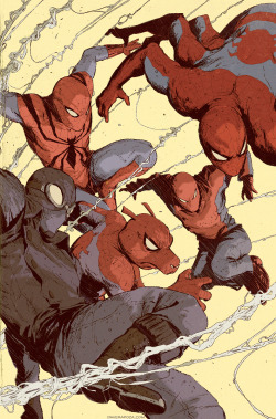 xombiedirge:  Spider-Verse Team up #1 Variant by Dave Rapoza / Blog / Tumblr