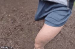 royalpain24:  When your dick to big for your shorts.