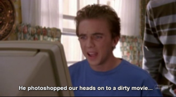 ruinedchildhood:  Malcolm “in the middle” [x] 