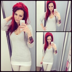 starfucked:  #me #today #redhair #redhead #piercing #altgirls