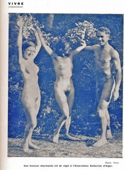 vivre-naturiste:  Association Culturiste d’Alger année 1933,