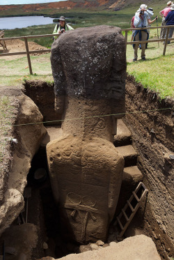 petermorwood:  frauluther:   EASTER ISLAND HEADS HAVE BODIES