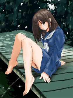 yuriguardian:  Peeing Outside Request