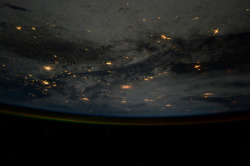 Earth by night, December 16, 2014. (ESA) 