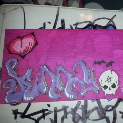 Something I did for a #friend, way back. #amateur #graffiti #art