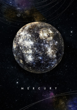 bestof-society6:  ART PRINTS BY ALEXANDER POHL    Mercury  Venus