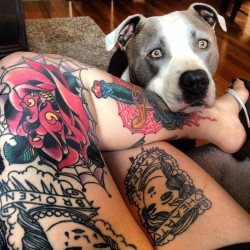 1337tattoos:  instagram: ruby_redd   That is some fantastic color!!!