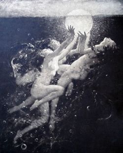 suonko:  Sunrise Water Nymphs by Arthur Prince Spear 