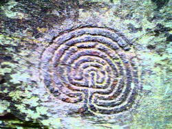 Neolithic rock carvings 