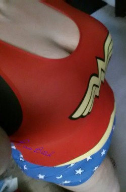 pixie-bitch75:  Got my Wonder Woman pjs on, now im ready to hit