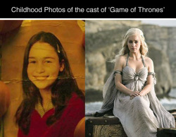 tastefullyoffensive:  Childhood Photos of the cast of ‘Game