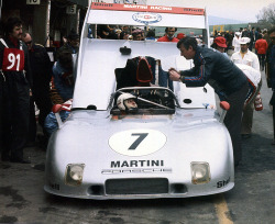 jacqalan:  Mugello 1975 . Martini Racing Team, Porsche 908-3