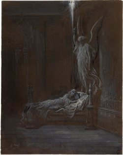 ritualcircle: Gustave Dore - The Calling of Samuel (1877)