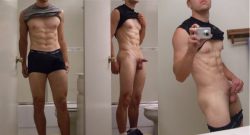 tinydickjock:  Hey there, just showing off my 4 incher and being