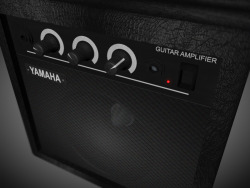 Nuevo modelo 3D un Amplificador para guitarra Yamaha (en progreso)