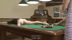 i love pool..and i’d love to be the guy bound to the table