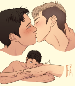 hachidraws:      y'all are mad thirsty holy hell THIS SHOULD