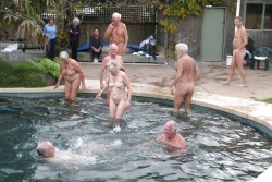 oldgrandadlover:  Can’t get any better then a day at a nudist