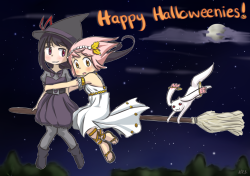 homura-chu:  Yay Halloween!  “I’ll show you a whole