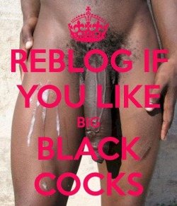 Like? How about LOVE Black cock!
