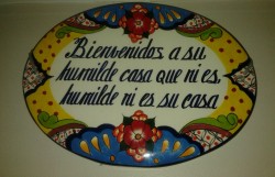 mexicanayque:  bye my mom hung this up by the door