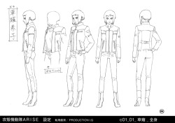 artbooksnat:  Ghost in the Shell ARISE character design reference