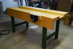 peonywoodworks:  The workbench is finally finished. Today I did