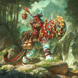 wyrmrest:  Pandaren Brewmaster and Ban-Lu, the Wanderer’s Companion