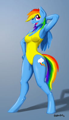 hobbs-art:  Rainbow Dash is Done!This took forever. But it its