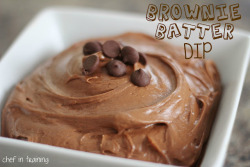 fullcravings:  Brownie Batter Dip 