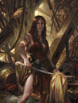 meanwhilebackinthedungeon:  — Donato Giancola Red Sonja - a