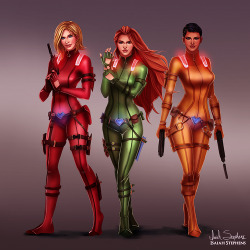 toonsforall: rule34andstuff:  Totally Spies.   Follow and like