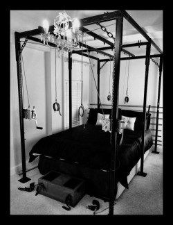 bdsmgallery:  New bed for the Twisted Castle!  twisted-baby-girl