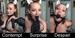 isodomesticslut:  Pictures © kittydeniedAt first she was disappointed