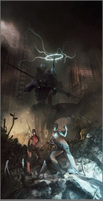 scifi-fantasy-horror:  EVA unit 11 by BradWright 