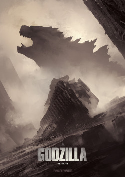 creaturesfromdreams:  Godzilla Fanart by vladgheneli —-x—-