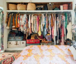bohemiangardens:  Bohemian Homes: Wardrobe envy 