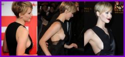 nude-celebz:  Jennifer Lawrence side boob ;>
