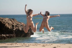 Fun on the beach with the Naked Club! We’re always looking